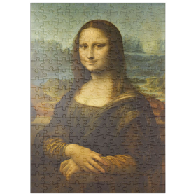 Darstellung des Puzzle Motivs Mona Lisa - Lisa del Giocondo - Puzzleteile: 200