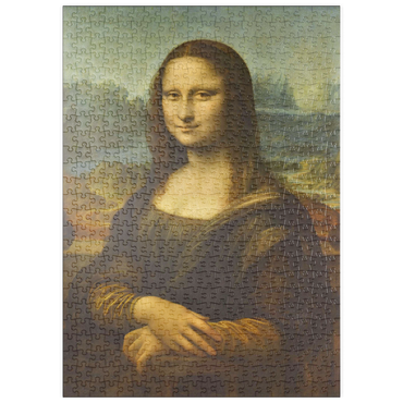 puzzleplate Mona Lisa - Lisa del Giocondo 500 Puzzle