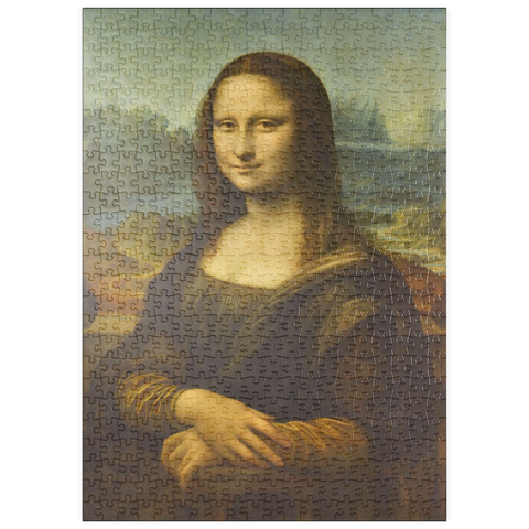 puzzleplate Mona Lisa - Lisa del Giocondo 500 Puzzle