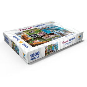 Alternative Darstellung des Puzzle-Motivs Tierisch Lustig - Collage No. 1 – Puzzleteile: 1000