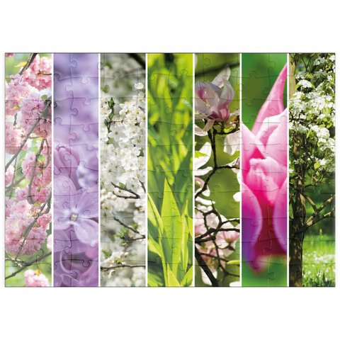 puzzleplate Blütenpracht - Collage Nr. 1 100 Puzzle