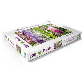 Alternative Darstellung des Puzzle-Motivs Blütenpracht - Collage Nr. 1 – Puzzleteile: 200
