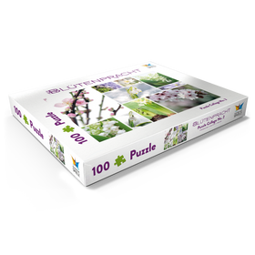 Darstellung des Puzzle Motivs Blütenpracht - Collage Nr. 2 - Puzzleteile: 100