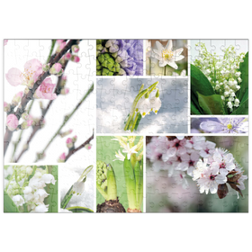 Darstellung des Puzzle-Motivs Blütenpracht - Collage Nr. 2 – Puzzleteile: 200