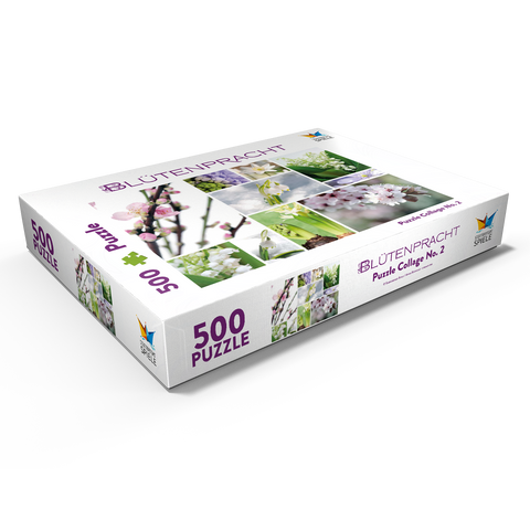 Blütenpracht - Collage Nr. 2 500 Puzzle Schachtel Ansicht1