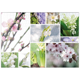 Darstellung des Puzzle-Motivs Blütenpracht - Collage Nr. 2 – Puzzleteile: 500