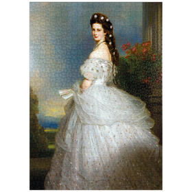 Darstellung des Puzzle-Motivs Kaiserin Sisi - Portrait No. 1 – Puzzleteile: 1000