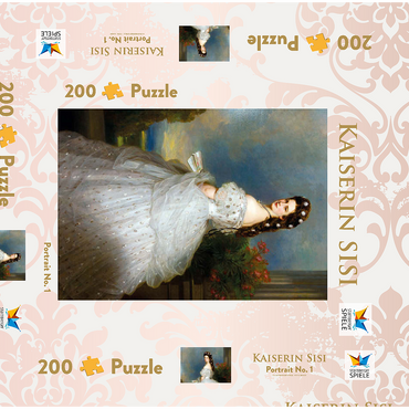 Kaiserin Sisi - Portrait No. 1 200 Puzzle Schachtel 3D Modell