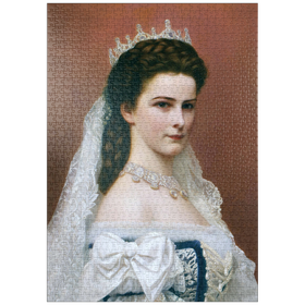 Darstellung des Puzzle-Motivs Kaiserin Sisi - Portrait No. 2 – Puzzleteile: 1000