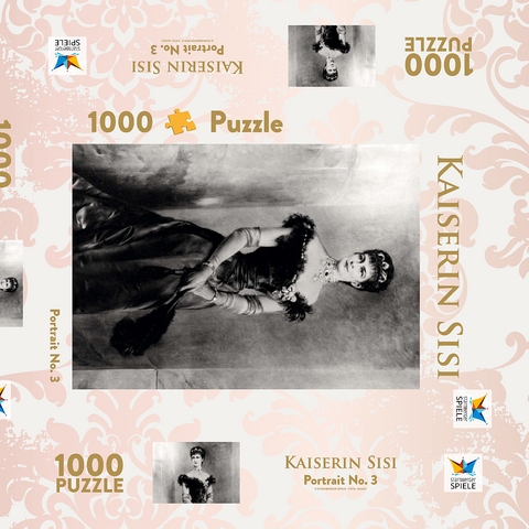 Kaiserin Sisi - Portrait No. 3 1000 Puzzle Schachtel 3D Modell