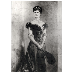 Darstellung des Puzzle Motivs Kaiserin Sisi - Portrait No. 3 - Puzzleteile: 100