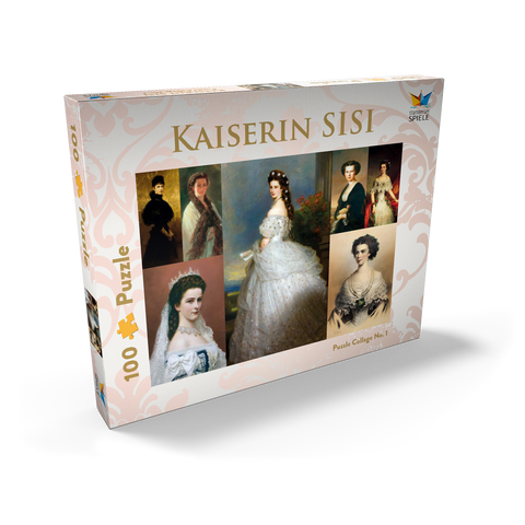 Kaiserin Sisi - Collage Nr. 1 100 Puzzle Schachtel Ansicht2