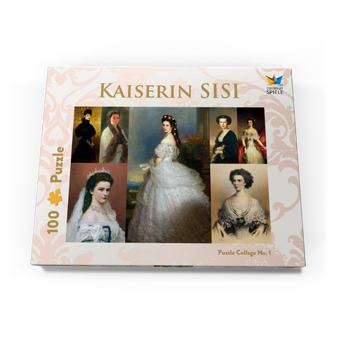 Kaiserin Sisi - Collage Nr. 1 100 Puzzle Schachtel Ansicht3