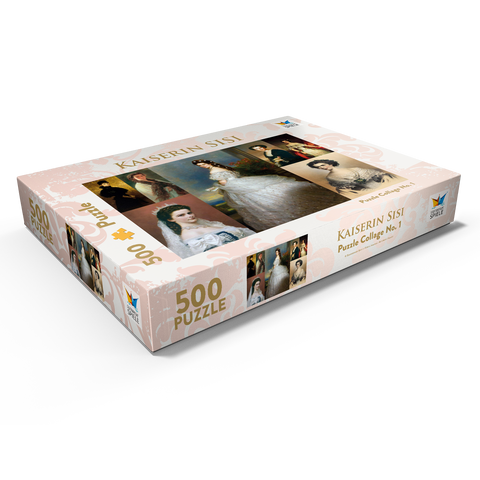 Kaiserin Sisi - Collage Nr. 1 500 Puzzle Schachtel Ansicht1