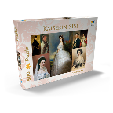 Kaiserin Sisi - Collage Nr. 1 500 Puzzle Schachtel Ansicht2