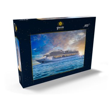 Kreuzfahrtschiff in der Karibik 1000 Puzzle Schachtel Ansicht2