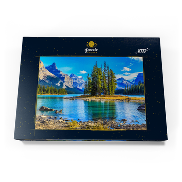 Spirit Island im Maligne Lake - Jasper National Park, Kanada 1000 Puzzle Schachtel Ansicht3