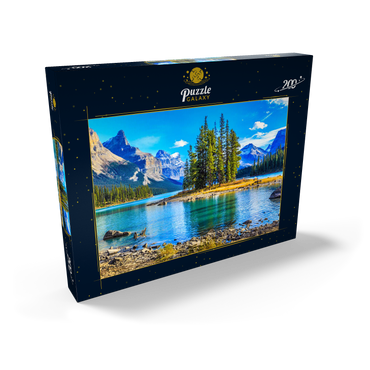 Spirit Island im Maligne Lake - Jasper National Park, Kanada 200 Puzzle Schachtel Ansicht2