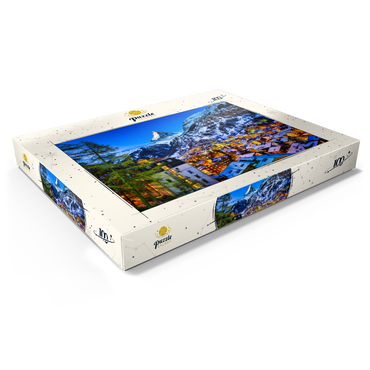Zermatt und das Matterhorn, Schweiz 100 Puzzle Schachtel Ansicht1