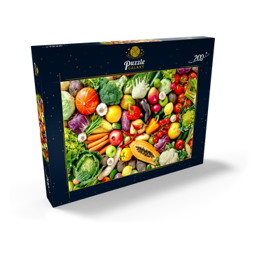 Sortiment an frischem Obst und Gemüse 200 Puzzle Schachtel Ansicht2