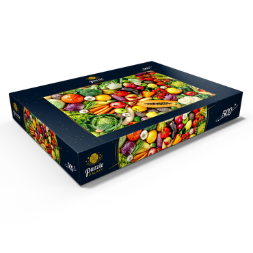 Sortiment an frischem Obst und Gemüse 500 Puzzle Schachtel Ansicht1