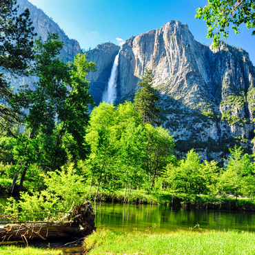 Yosemite-Wasserfall, Yosemite-Nationalpark, Kalifornien 1000 Puzzle 3D Modell