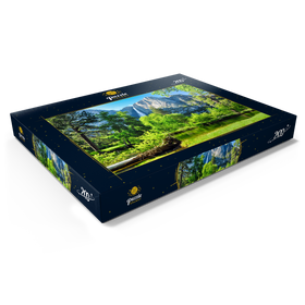 Darstellung des Puzzle Motivs Yosemite-Wasserfall, Yosemite-Nationalpark, Kalifornien - Puzzleteile: 200