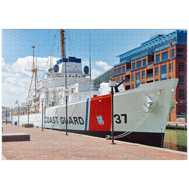 puzzleplate Taney (WHEC–37) Coast Guard Schiff im Maritimen Museum in Baltimore, Maryland 1000 Puzzle