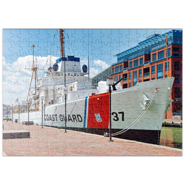 puzzleplate Taney (WHEC–37) Coast Guard Schiff im Maritimen Museum in Baltimore, Maryland 200 Puzzle