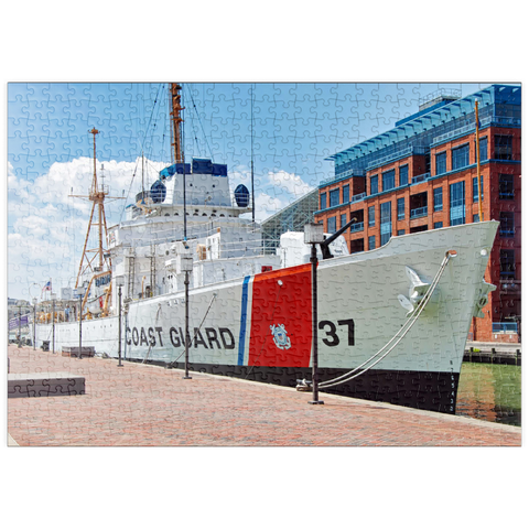 puzzleplate Taney (WHEC–37) Coast Guard Schiff im Maritimen Museum in Baltimore, Maryland 500 Puzzle