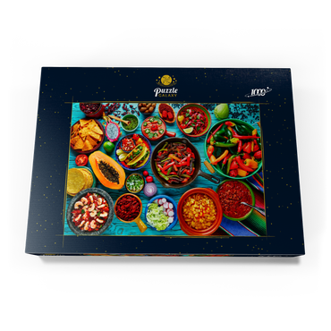 Mexikanisches Essen 1000 Puzzle Schachtel Ansicht3
