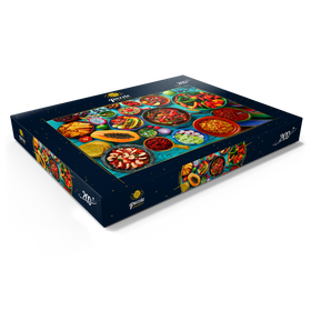 Darstellung des Puzzle Motivs Mexikanisches Essen - Puzzleteile: 200