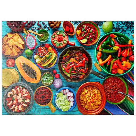 puzzleplate Mexikanisches Essen 500 Puzzle