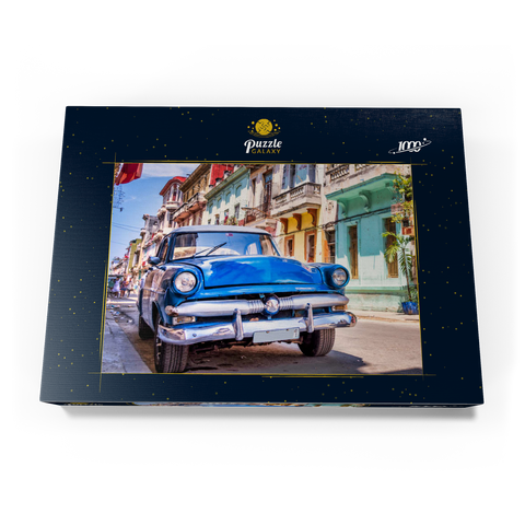 Oldtimer in Havanna, Kuba 1000 Puzzle Schachtel Ansicht3