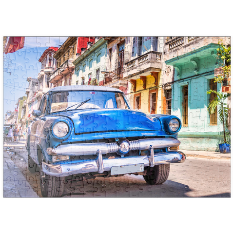 puzzleplate Oldtimer in Havanna, Kuba 200 Puzzle