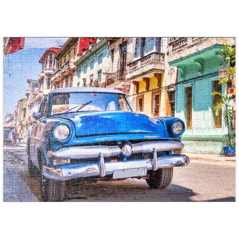puzzleplate Oldtimer in Havanna, Kuba 500 Puzzle