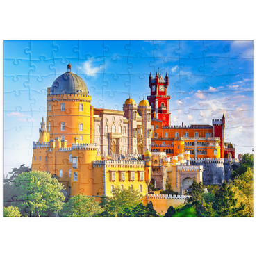 puzzleplate Palácio Nacional da Pena in Sintra, Lissabon, Portugal 100 Puzzle