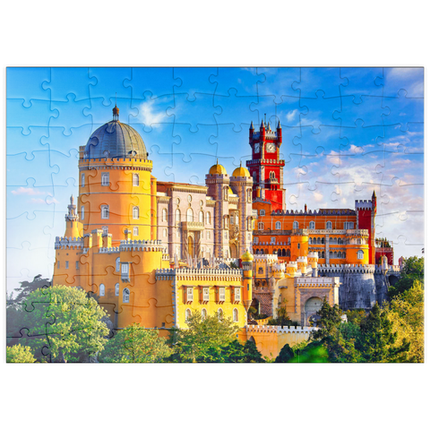 puzzleplate Palácio Nacional da Pena in Sintra, Lissabon, Portugal 100 Puzzle