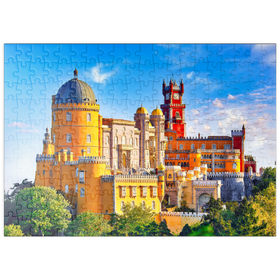 Darstellung des Puzzle Motivs Palácio Nacional da Pena in Sintra, Lissabon, Portugal - Puzzleteile: 200