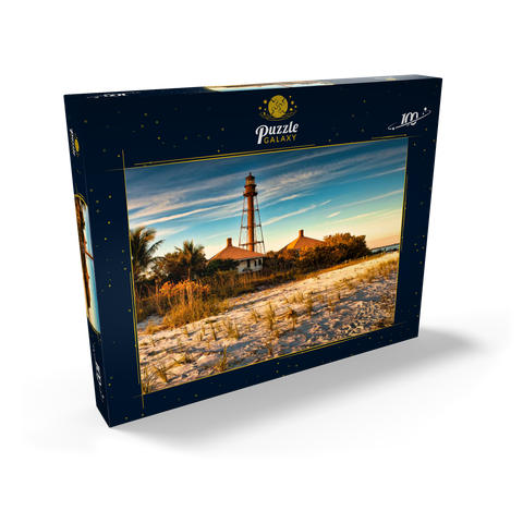 Sanibel Island-Leuchtturm in Sanibel Island, Florida 100 Puzzle Schachtel Ansicht2