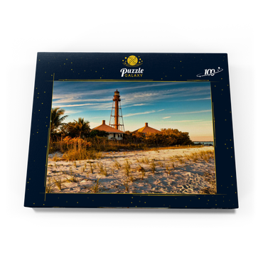 Sanibel Island-Leuchtturm in Sanibel Island, Florida 100 Puzzle Schachtel Ansicht3
