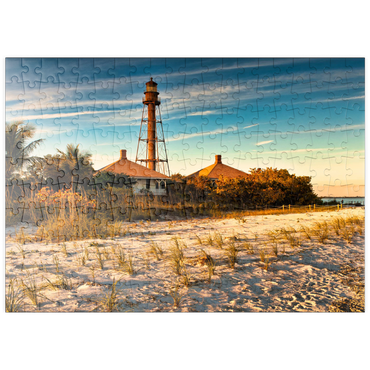 puzzleplate Sanibel Island-Leuchtturm in Sanibel Island, Florida 200 Puzzle
