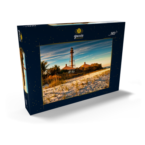 Sanibel Island-Leuchtturm in Sanibel Island, Florida 500 Puzzle Schachtel Ansicht2