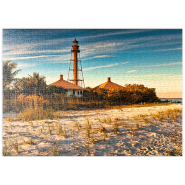 puzzleplate Sanibel Island-Leuchtturm in Sanibel Island, Florida 500 Puzzle
