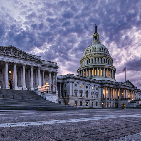 Das Kapitol in Washington D.C, Vereinigte Staaten von Amerika 1000 Puzzle 3D Modell