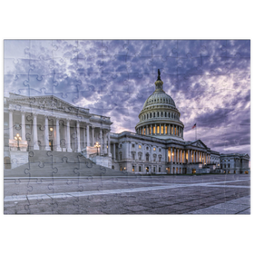 Darstellung des Puzzle Motivs Das Kapitol in Washington D.C, Vereinigte Staaten von Amerika - Puzzleteile: 100