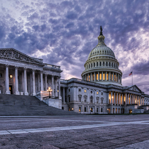 Das Kapitol in Washington D.C, Vereinigte Staaten von Amerika 100 Puzzle 3D Modell