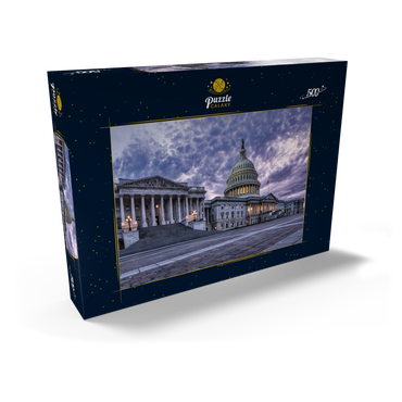 Das Kapitol in Washington D.C, Vereinigte Staaten von Amerika 500 Puzzle Schachtel Ansicht2