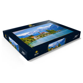 Alternative Darstellung des Puzzle-Motivs Stadt Brienz am Brienzersee bei Interlaken, Schweiz – Puzzleteile: 200