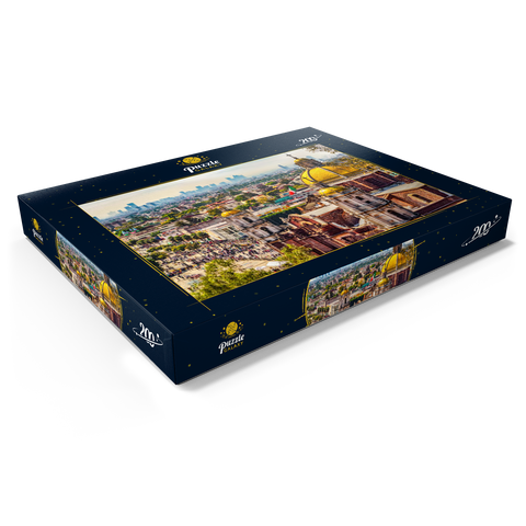 Kuppeln der alten Basilika und Stadtbild von Mexiko-Stadt 200 Puzzle Schachtel Ansicht1